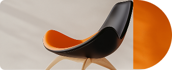 Poltrona Laráz em ambiente decorado