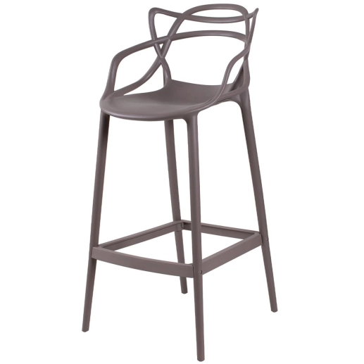 Produto Banqueta alta para bancada Master Allegra em Polipropileno 76 cm - Fendi