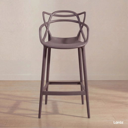 Produto Banqueta alta para bancada Master Allegra em Polipropileno 76 cm - Fendi