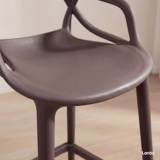 Produto Banqueta alta para bancada Master Allegra em Polipropileno 76 cm - Fendi