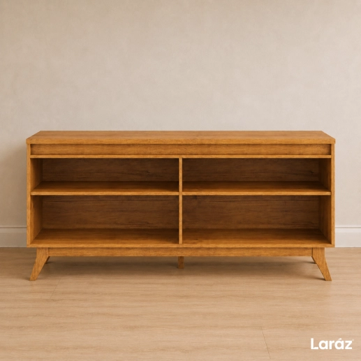 Produto Buffet Aparador Nantes Laráz 4 Portas Off White para Sala de Jantar e Estar