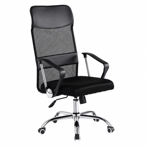 Cadeira de Escritório Presidente Dylan Mesh Ergonômica - Preta Produto Cadeira de Escritório Presidente Dylan Mesh Ergonômica - Preta