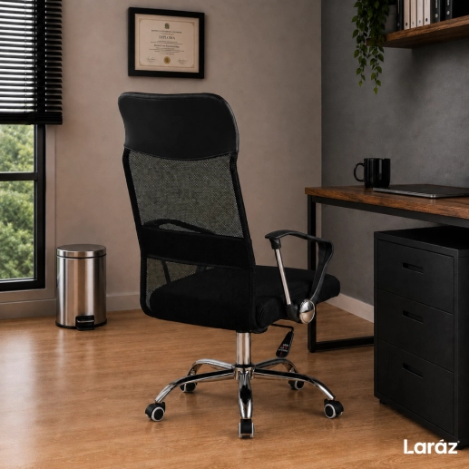 Cadeira de Escritório Presidente Dylan Mesh Ergonômica - Preta Produto Cadeira de Escritório Presidente Dylan Mesh Ergonômica - Preta