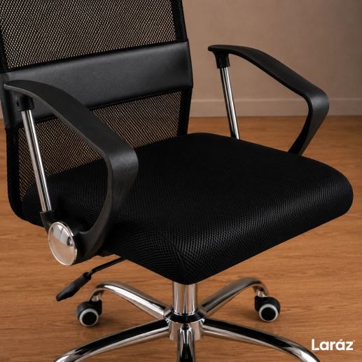 Cadeira de Escritório Presidente Dylan Mesh Ergonômica - Preta Produto Cadeira de Escritório Presidente Dylan Mesh Ergonômica - Preta