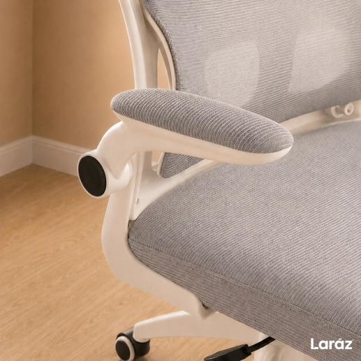 Cadeira de Escritório Presidente Genebra Mesh Ergonômica - Branco Produto Cadeira de Escritório Presidente Genebra Mesh Ergonômica - Branco