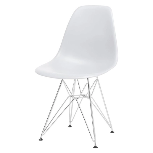 Produto Cadeira de jantar Charles Eames Eiffel DKR em Polipropileno - Cinza claro