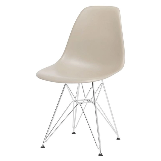 Produto Cadeira de jantar Charles Eames Eiffel DKR em Polipropileno - Nude