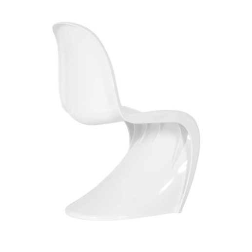 Produto Cadeira design Panton Curve Alto brilho Branco