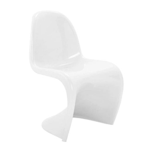 Produto Cadeira design Panton Curve Alto brilho Branco