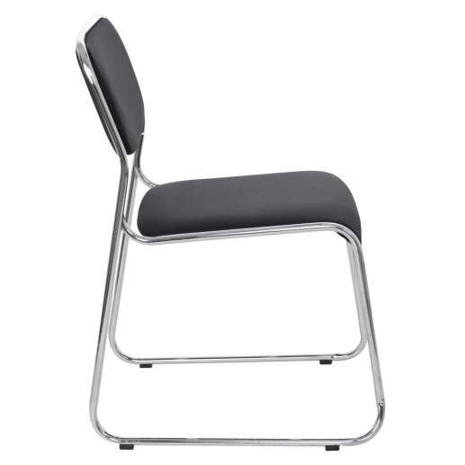 Produto Cadeira estofada Dubai jantar e cozinha - Preto