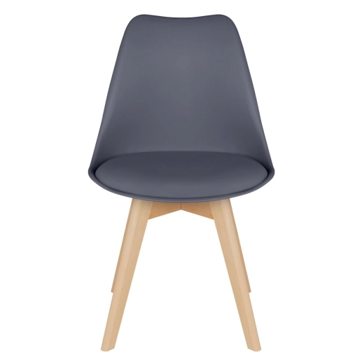 Produto Cadeira de jantar Leda com assento estofado e design moderno - Fendi