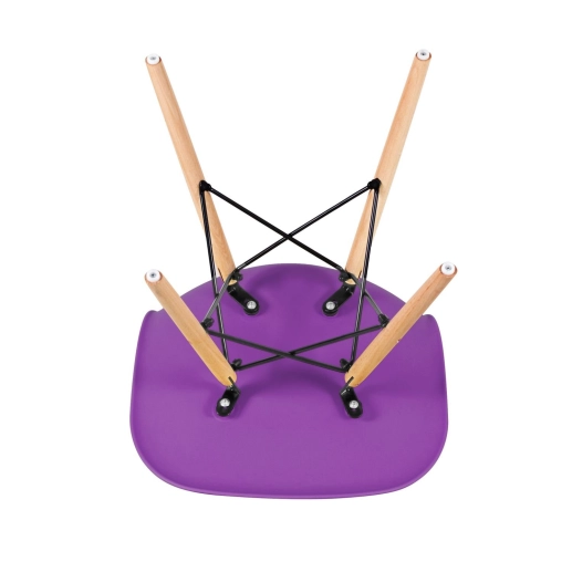 Produto Conjunto 2 x cadeiras Eames Daw com braços + 8 cadeiras Eiffel Dsw - Roxo