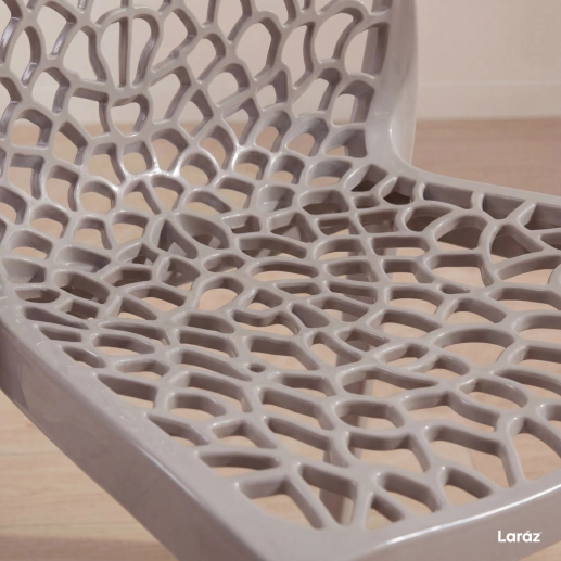 Produto Kit 14 Cadeiras de jantar Gruvyer com design contemporâneo e anatômico - Nude