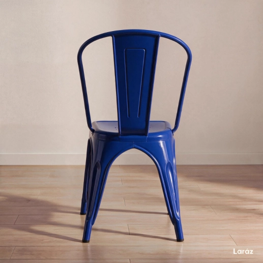 Produto Kit 16 Cadeiras de jantar Iron Tolix com design industrial – Azul Escuro