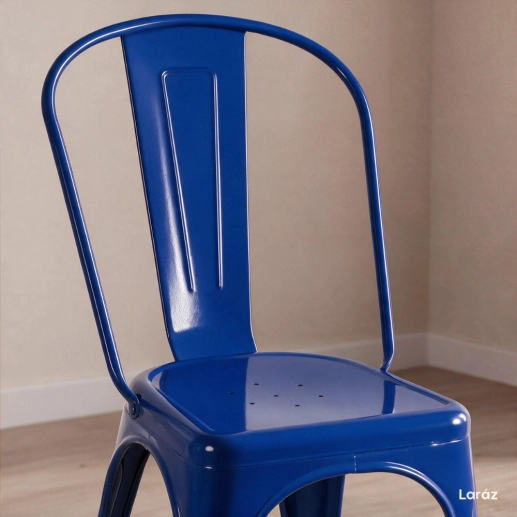 Produto Kit 16 Cadeiras de jantar Iron Tolix com design industrial – Azul Escuro