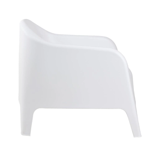 Produto Kit 2 Cadeiras poltrona para jardim varanda Skarpo Branco