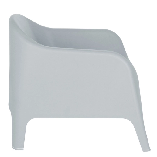 Produto Kit 2 Cadeiras poltrona para jardim varanda Skarpo Cinza