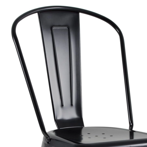Produto Kit 32 Cadeiras de jantar Iron Tolix com design industrial - Preto Semibrilho