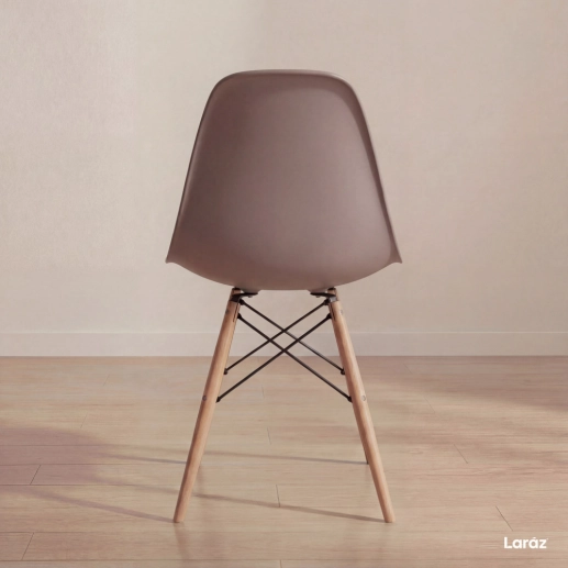 Produto Kit 4 Cadeiras de jantar Charles Eames Eiffel DSW em Polipropileno - Fendi