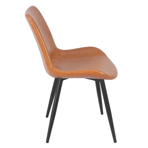 Produto Kit 4 Cadeiras Estofada Detroit Marrom