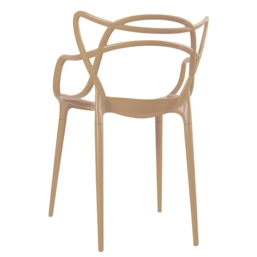 Produto Kit 4 Cadeiras de jantar Masters Allegra com pés desmontáveis – Nude