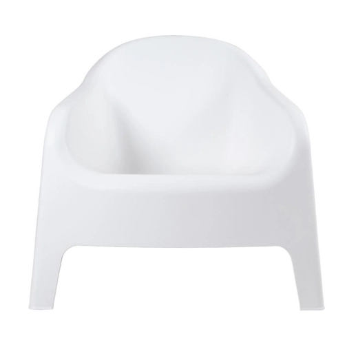 Produto Kit 4 Cadeiras poltrona para jardim varanda Skarpo Branco