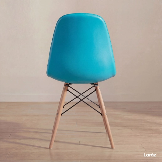 Produto Kit 6 Cadeiras de jantar Charles Eames Eiffel Botonê Estofada - Tiffany