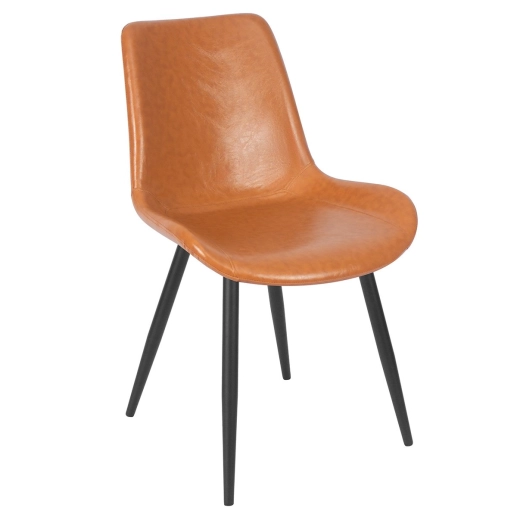 Produto Kit 6 Cadeiras Estofada Detroit Marrom