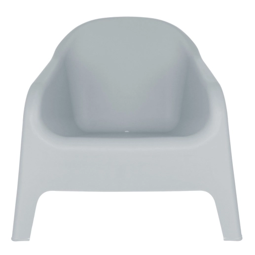 Produto Kit 8 Cadeiras poltrona para jardim varanda Skarpo Cinza