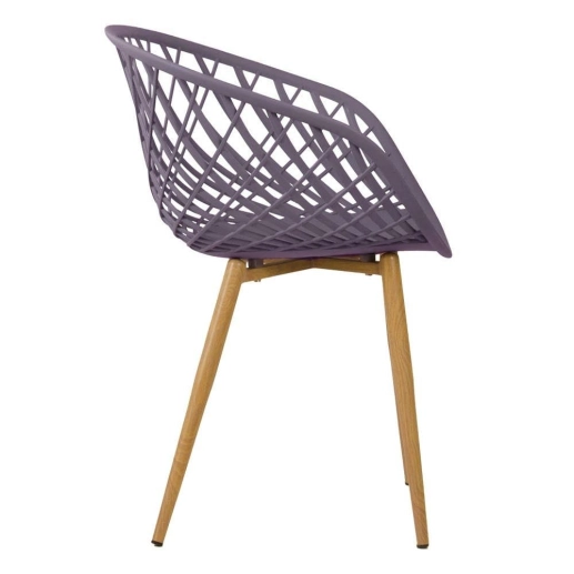 Kit com 4 Cadeiras Clarice Nest com Design Moderno para Cozinha e Sala de Jantar - Cinza névoa Produto Kit com 4 Cadeiras Clarice Nest com Design Moderno para Cozinha e Sala de Jantar - Cinza névoa