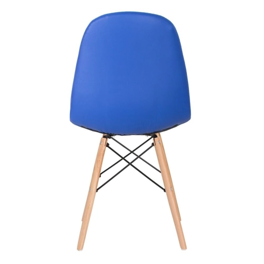 Produto Kit 10 Cadeiras de jantar Charles Eames Eiffel Botonê Estofada - Azul