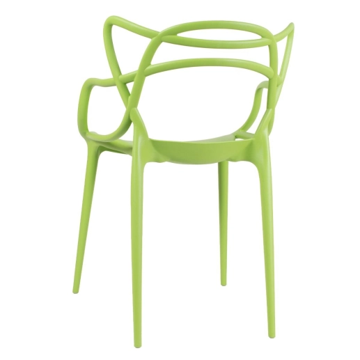 Kit 2 Cadeiras de jantar Master Allegra Design Moderno em Polipropileno - Verde claro Produto Kit 2 Cadeiras de jantar Master Allegra Design Moderno em Polipropileno - Verde claro