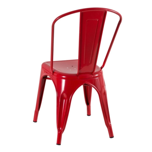 Kit 4 Cadeiras de jantar Iron Tolix com design industrial - Vermelho Produto Kit 4 Cadeiras de jantar Iron Tolix com design industrial - Vermelho