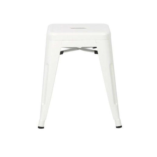 Produto Banqueta baixa para cozinha Iron Tolix 45 cm - Branco