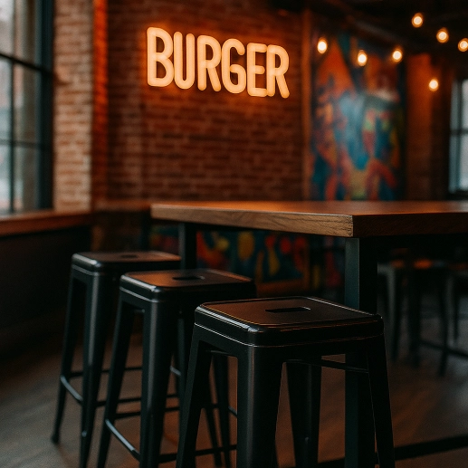 Banqueta alta para bancada Iron Tolix 78 cm - Preto semibrilho Produto Banqueta alta para bancada Iron Tolix 78 cm - Preto semibrilho