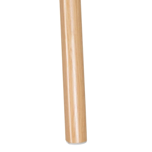 Produto Cadeira de jantar Cassia com design moderno e assento confortável – Branco