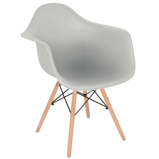 Cadeira de jantar Charles Eames Eiffel DAW em Polipropileno - Fendi Produto Cadeira de jantar Charles Eames Eiffel DAW em Polipropileno - Fendi