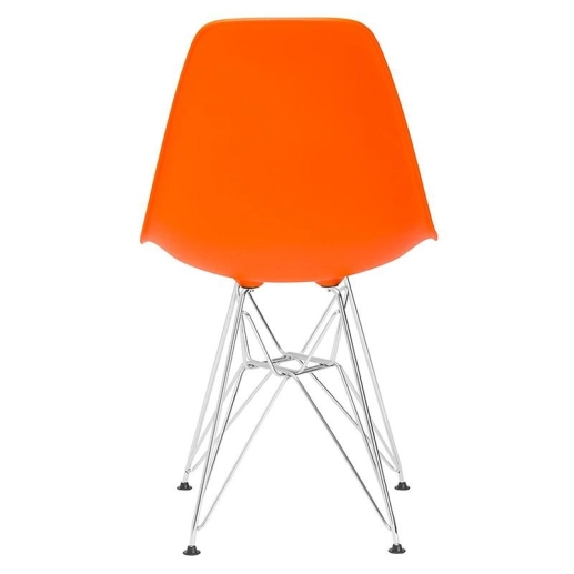 Produto Cadeira de jantar Charles Eames Eiffel DKR em Polipropileno - Laranja