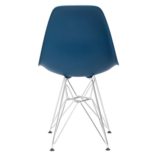 Produto Cadeira de jantar Charles Eames Eiffel DKR em Polipropileno - Azul petróleo