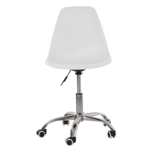 Produto Cadeira com rodízios Eames Office escritório - Branco