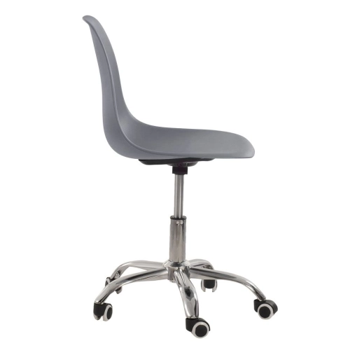 Produto Cadeira com rodízios Eames Office escritório - Cinza escuro