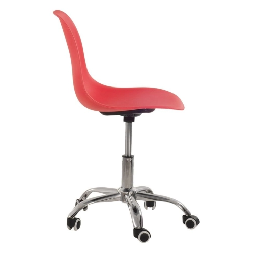 Produto Cadeira com rodízios Eames Office escritório - Vermelho