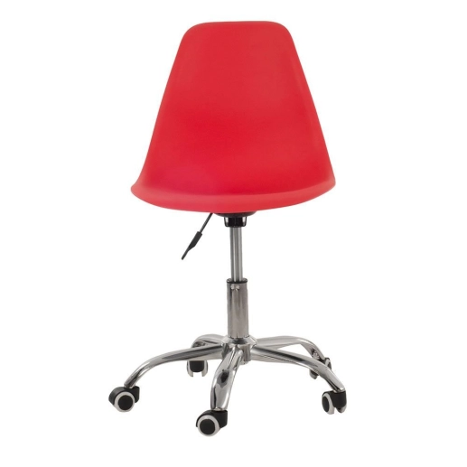 Produto Cadeira com rodízios Eames Office escritório - Vermelho