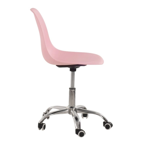 Produto Cadeira com rodízios Eames Office escritório - Rosa