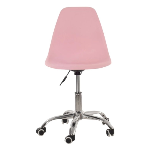 Produto Cadeira com rodízios Eames Office escritório - Rosa