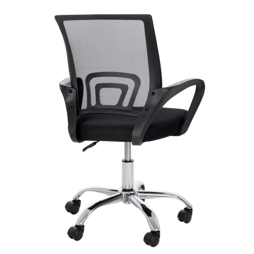 Produto Cadeira estofada Telinha Tok para escritório - Preto