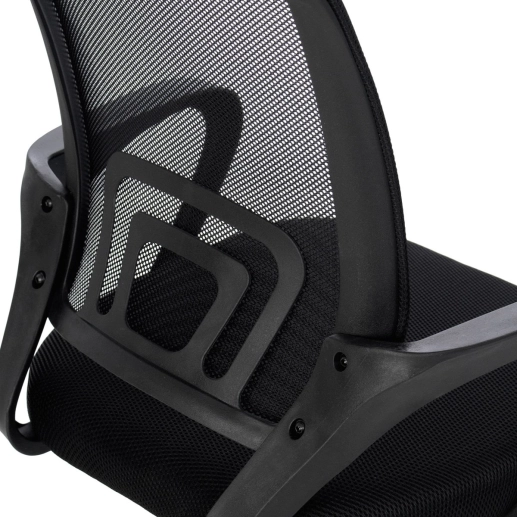 Produto Cadeira estofada Telinha Tok para escritório - Preto