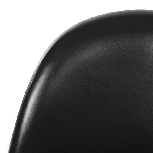 Produto Cadeira Design Panton Curve com acabamento fosco em ABS - Preto