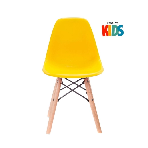Produto Cadeira infantil Eames Eiffel Junior cadeirinha kids Amarelo