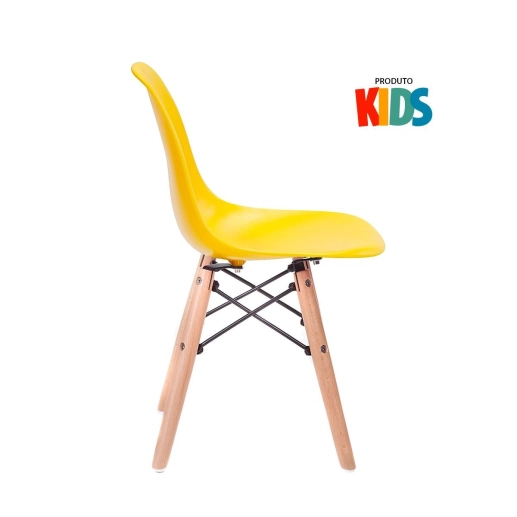 Produto Cadeira infantil Eames Eiffel Junior cadeirinha kids Amarelo